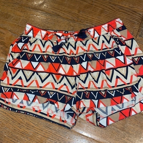 Stylus Drawstring Waist Patterned Shorts Size S - Picture 1 of 7